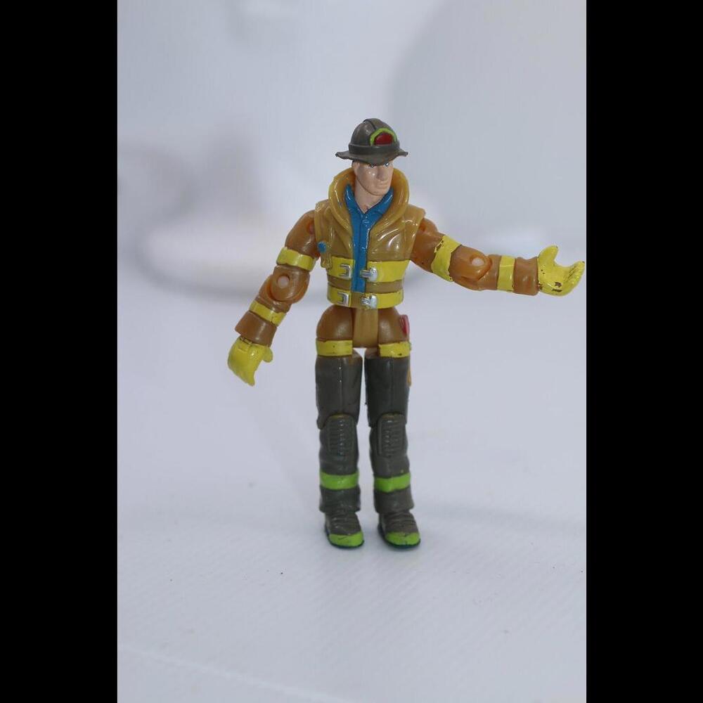 Tonka Lights & Sound Rescue Firefighter Firetruck Driver 4" Action Figure #2